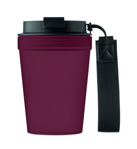 Einwandiger Becher 300 ml - Bordeaux bedrucken, Art.-Nr. MO2670-02