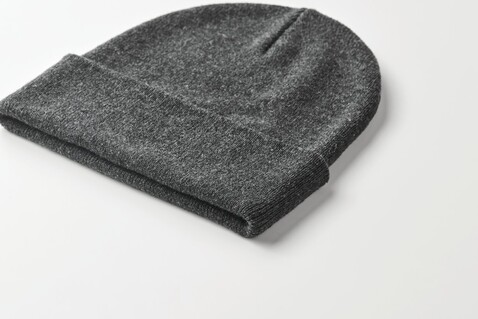 Beanie mit Bündchen - Steingrau bedrucken, Art.-Nr. MO2705-15 Beanie mit Bündchen - Steingrau bedrucken, Art.-Nr. MO2705-15