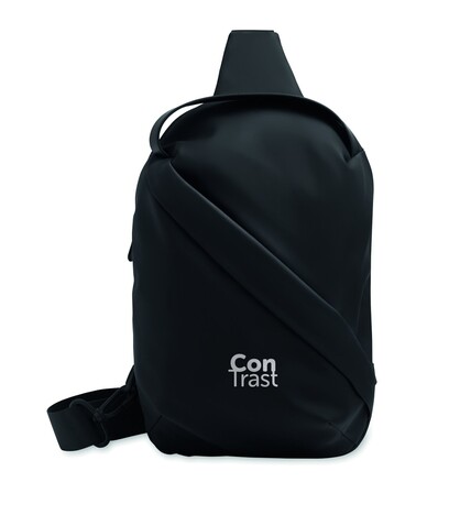 Crossbody Tasche PU - Schwarz bedrucken, Art.-Nr. MO2741-03 Crossbody Tasche PU - Schwarz bedrucken, Art.-Nr. MO2741-03