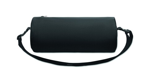 Sporttasche 300D RPET 6L - Schwarz bedrucken, Art.-Nr. MO2758-03