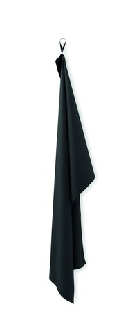 Mikrofaser-Handtuch 70X120cm - Schwarz bedrucken, Art.-Nr. MO2762-03