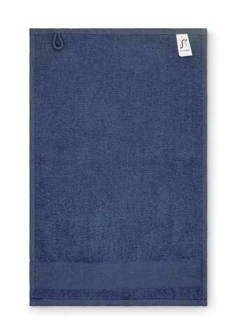 Gästehandtuch Baumwolle 30X50cm - Blau bedrucken, Art.-Nr. MO2764-04 Gästehandtuch Baumwolle 30X50cm - Blau bedrucken, Art.-Nr. MO2764-04