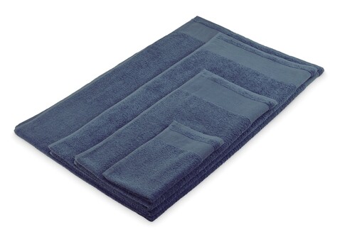 Gästehandtuch Baumwolle 30X50cm - Blau bedrucken, Art.-Nr. MO2764-04 Gästehandtuch Baumwolle 30X50cm - Blau bedrucken, Art.-Nr. MO2764-04