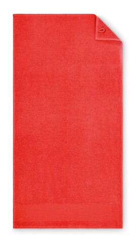 Handtuch Baumwolle 50X100cm - Rot bedrucken, Art.-Nr. MO2765-05