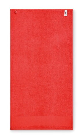 Handtuch Baumwolle 50X100cm - Rot bedrucken, Art.-Nr. MO2765-05
