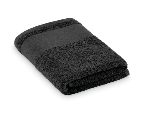 Handtuch Baumwolle 50X100cm - Schwarz bedrucken, Art.-Nr. MO2765-03