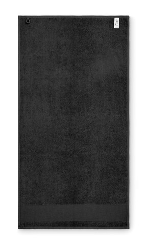 Handtuch Baumwolle 50X100cm - Schwarz bedrucken, Art.-Nr. MO2765-03