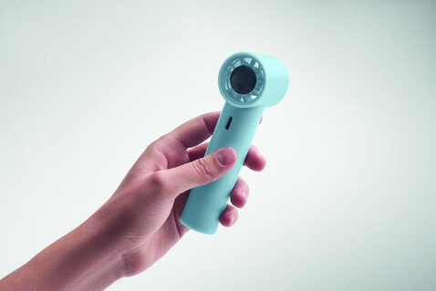 Mini-Handventilator - Babyblau bedrucken, Art.-Nr. MO2780-66