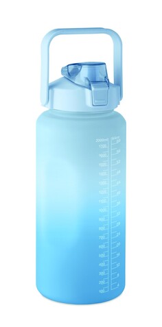 RPET-Trinkflasche 2000ml - Königsblau bedrucken, Art.-Nr. MO2791-37