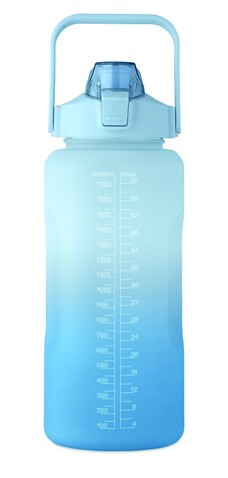 RPET-Trinkflasche 2000ml - Königsblau bedrucken, Art.-Nr. MO2791-37