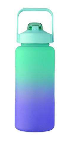 RPET-Trinkflasche 2000ml - Türkis bedrucken, Art.-Nr. MO2791-12 RPET-Trinkflasche 2000ml - Türkis bedrucken, Art.-Nr. MO2791-12