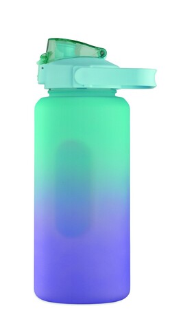 RPET-Trinkflasche 2000ml - Türkis bedrucken, Art.-Nr. MO2791-12 RPET-Trinkflasche 2000ml - Türkis bedrucken, Art.-Nr. MO2791-12