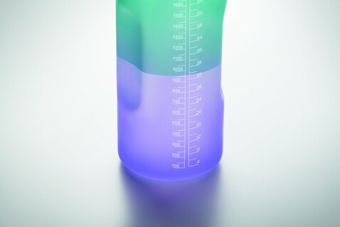 RPET-Trinkflasche 2000ml - Türkis bedrucken, Art.-Nr. MO2791-12 RPET-Trinkflasche 2000ml - Türkis bedrucken, Art.-Nr. MO2791-12