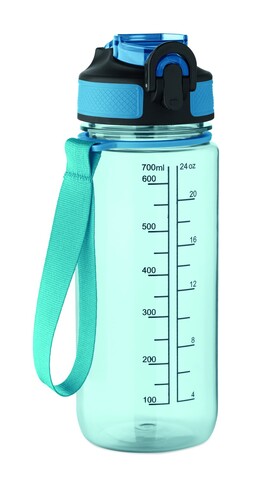 Sport-Trinkflasche 700ml - Transparent Hellblau bedrucken, Art.-Nr. MO2792-52 Sport-Trinkflasche 700ml - Transparent Hellblau bedrucken, Art.-Nr. MO2792-52