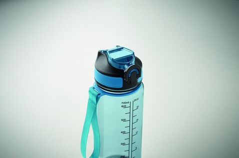 Sport-Trinkflasche 700ml - Transparent Hellblau bedrucken, Art.-Nr. MO2792-52 Sport-Trinkflasche 700ml - Transparent Hellblau bedrucken, Art.-Nr. MO2792-52