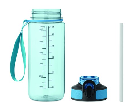 Sport-Trinkflasche 700ml - Transparent Hellblau bedrucken, Art.-Nr. MO2792-52 Sport-Trinkflasche 700ml - Transparent Hellblau bedrucken, Art.-Nr. MO2792-52