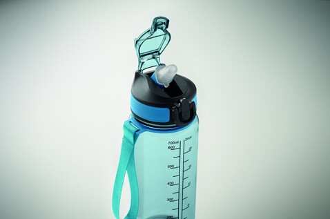 Sport-Trinkflasche 700ml - Transparent Hellblau bedrucken, Art.-Nr. MO2792-52 Sport-Trinkflasche 700ml - Transparent Hellblau bedrucken, Art.-Nr. MO2792-52