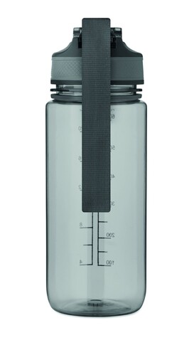 Sport-Trinkflasche 700ml - Transparent Grau bedrucken, Art.-Nr. MO2792-27
