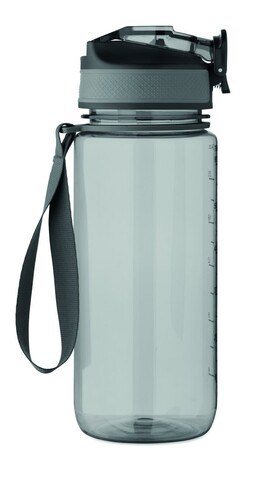 Sport-Trinkflasche 700ml - Transparent Grau bedrucken, Art.-Nr. MO2792-27