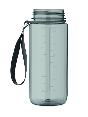 Sport-Trinkflasche 700ml - Transparent Grau bedrucken, Art.-Nr. MO2792-27