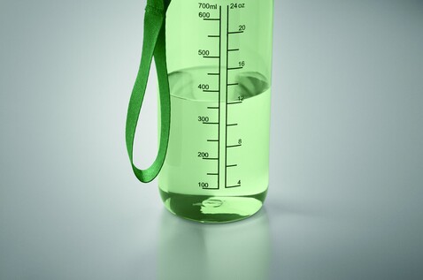 Sport-Trinkflasche 700ml - Transparent Grün bedrucken, Art.-Nr. MO2792-24 Sport-Trinkflasche 700ml - Transparent Grün bedrucken, Art.-Nr. MO2792-24
