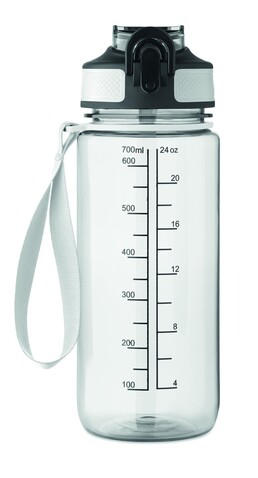 Sport-Trinkflasche 700ml - Transparent bedrucken, Art.-Nr. MO2792-22