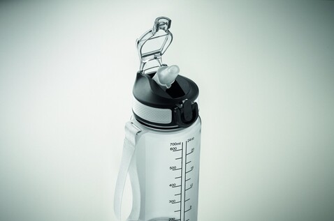 Sport-Trinkflasche 700ml - Transparent bedrucken, Art.-Nr. MO2792-22