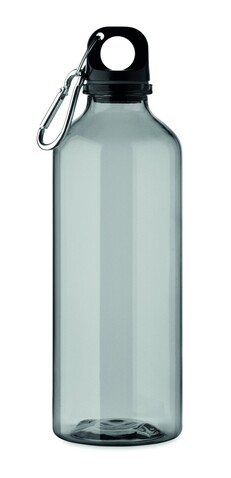 Trinkflasche RPET 500ml - Transparent Grau bedrucken, Art.-Nr. MO2803-27