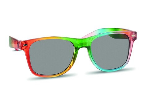 Regenbogen Sonnenbrille UV400 - Multicolour bedrucken, Art.-Nr. MO2808-99