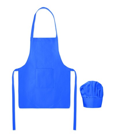 Küchen-Set für Kinder - Königsblau bedrucken, Art.-Nr. MO2826-37 Küchen-Set für Kinder - Königsblau bedrucken, Art.-Nr. MO2826-37