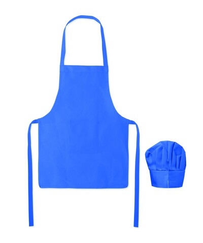 Küchen-Set für Kinder - Königsblau bedrucken, Art.-Nr. MO2826-37 Küchen-Set für Kinder - Königsblau bedrucken, Art.-Nr. MO2826-37