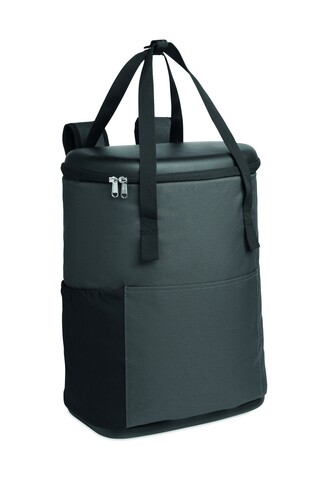 Kühlrucksack 600D RPET - Steingrau bedrucken, Art.-Nr. MO2832-15 Kühlrucksack 600D RPET - Steingrau bedrucken, Art.-Nr. MO2832-15