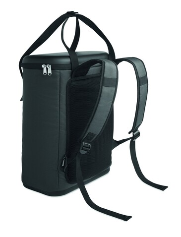 Kühlrucksack 600D RPET - Steingrau bedrucken, Art.-Nr. MO2832-15 Kühlrucksack 600D RPET - Steingrau bedrucken, Art.-Nr. MO2832-15