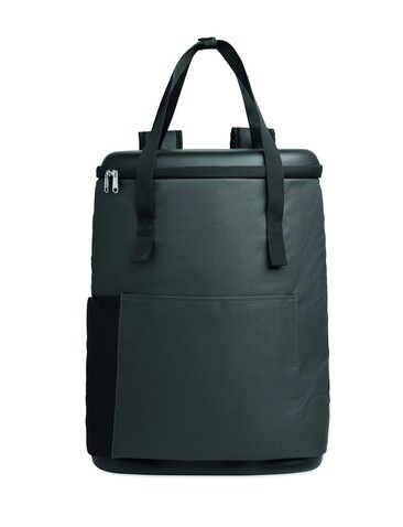 Kühlrucksack 600D RPET - Steingrau bedrucken, Art.-Nr. MO2832-15 Kühlrucksack 600D RPET - Steingrau bedrucken, Art.-Nr. MO2832-15