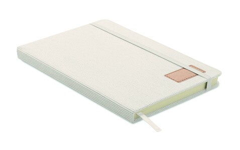 DIN A5 Notizbuch RPET - Off White bedrucken, Art.-Nr. MO2861-43
