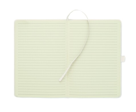 DIN A5 Notizbuch RPET - Off White bedrucken, Art.-Nr. MO2861-43