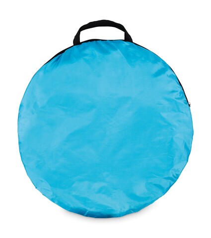 Strandzelt 190T Polyester - Türkis bedrucken, Art.-Nr. MO2881-12