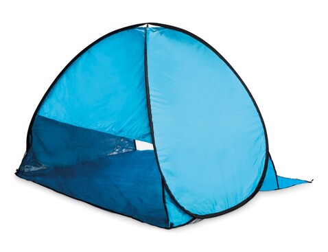 Strandzelt 190T Polyester - Türkis bedrucken, Art.-Nr. MO2881-12