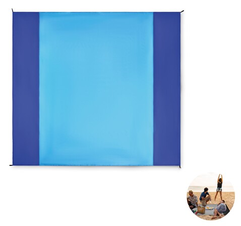 Strandmatte 210T Polyester - Türkis bedrucken, Art.-Nr. MO2882-12 Strandmatte 210T Polyester - Türkis bedrucken, Art.-Nr. MO2882-12
