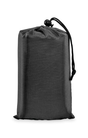 Strandmatte 210T Polyester - Schwarz bedrucken, Art.-Nr. MO2882-03