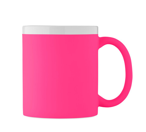 Keramikbecher 300 ml - Neon Fuchsia bedrucken, Art.-Nr. MO2890-72 Keramikbecher 300 ml - Neon Fuchsia bedrucken, Art.-Nr. MO2890-72