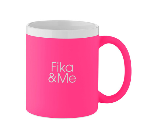 Keramikbecher 300 ml - Neon Fuchsia bedrucken, Art.-Nr. MO2890-72 Keramikbecher 300 ml - Neon Fuchsia bedrucken, Art.-Nr. MO2890-72