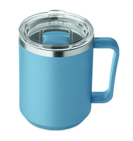 Doppelwandiger Becher 400ml - Petrol bedrucken, Art.-Nr. MO2900-20 Doppelwandiger Becher 400ml - Petrol bedrucken, Art.-Nr. MO2900-20