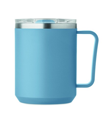 Doppelwandiger Becher 400ml - Petrol bedrucken, Art.-Nr. MO2900-20 Doppelwandiger Becher 400ml - Petrol bedrucken, Art.-Nr. MO2900-20