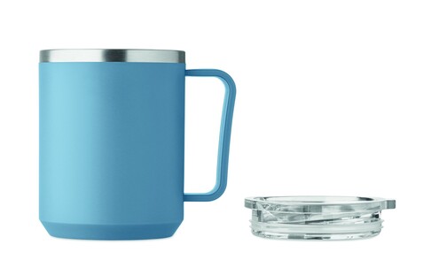 Doppelwandiger Becher 400ml - Petrol bedrucken, Art.-Nr. MO2900-20 Doppelwandiger Becher 400ml - Petrol bedrucken, Art.-Nr. MO2900-20