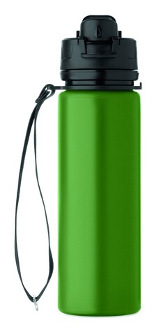 Faltbare Sportflasche Silikon - Dunkelgrün bedrucken, Art.-Nr. MO2944-60