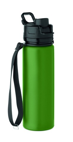 Faltbare Sportflasche Silikon - Dunkelgrün bedrucken, Art.-Nr. MO2944-60