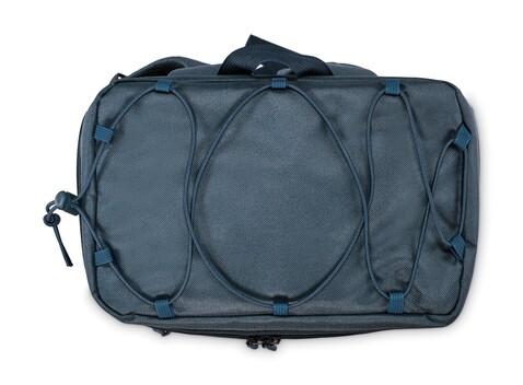 Kühlrucksack 600D RPET - Blau bedrucken, Art.-Nr. MO2971-04