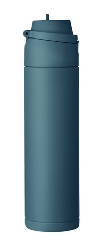 Doppelwandige Flasche 500 ml - Petrol bedrucken, Art.-Nr. MO2988-20