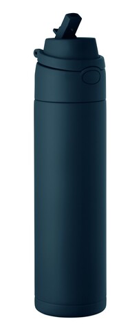 Einwandige Trinkflasche 650 ml - Marineblau bedrucken, Art.-Nr. MO2989-85